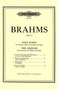 Brahms J. 4 Choruses OP 17 Chant