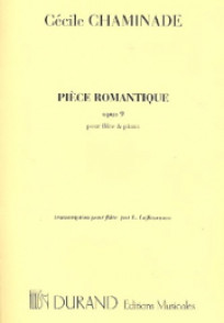 Chaminade C. Piece Romantique Opus 9 Flute