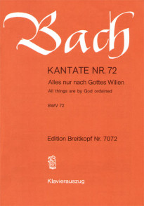 Bach J.s. Cantate Bwv 72 Chant Piano