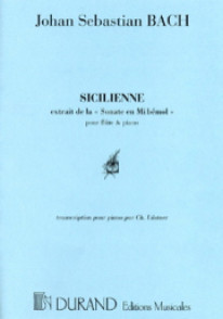 Bach J.s. Sicilienne en Sol Mineur Piano