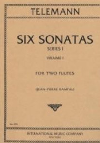 Telemann G.p. Sonates Series 1 Vol 1 Flutes