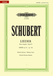 Schubert F. Lieder Vol 4 Voix Moyenne