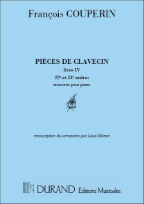 Couperin F. Pieces de Clavecin Livre IV-2 Clavecin