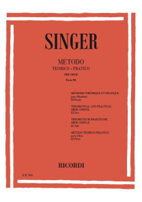 Singer S. Methode Theorique et Pratique Vol 3 Hautbois