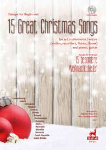 Europe For Beginners: 15 Great Christmas Songs Flutes OU Violons OU Hautbois OU Flutes A Bec