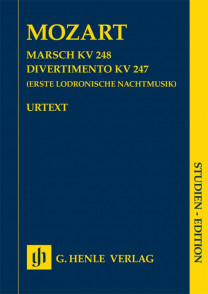 Mozart W.a. Marche K 248 Divertimento 247 Sextet Conducteur