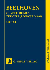 Beethoven L.v. Leonore Ouverture N° 1 Conducteur