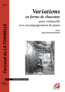 Tombelle F. Variations en Forme de Chaconne Violoncelle