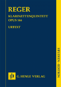 Reger M. Klarinettenquintett OP 146 Conducteur
