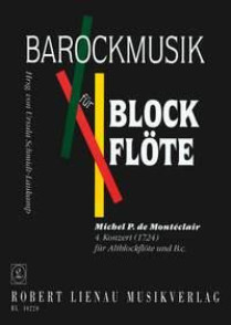 Monteclair M. P. Barockmusik Flute A Bec Alto