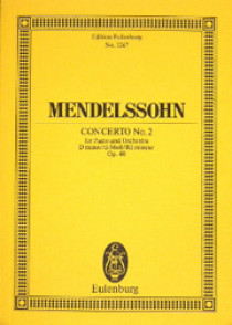 Mendelssohn F. Concerto N°2 Piano et Orchestre Conducteur
