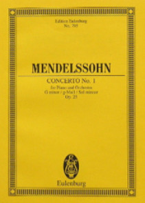 Mendelssohn F. Concerto N°1 Piano et Orchestre Conducteur