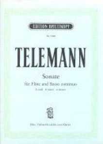 Telemann G.p. Sonate SI Mineur Flute