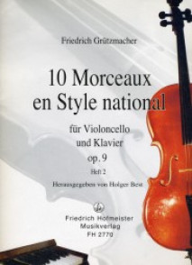 Grutzmacher F. Morceaux en Style  National Vol 2 Violoncelle
