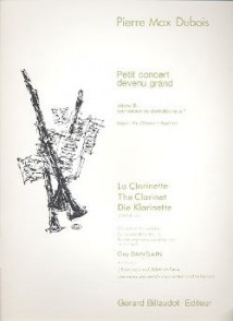 Dubois P.m. Petit Concert Devenu Grand Vol 3 Clarinettes