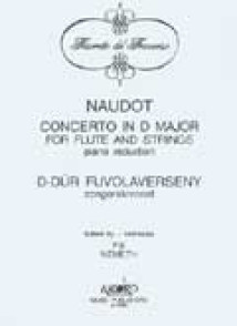 Naudot J.j. Concerto RE Majeur Flute