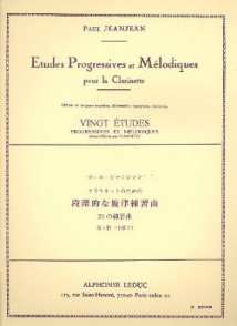 Jeanjean P. Etudes Progressives et Melodiques Vol 3 Clarinette