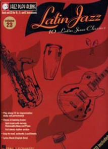 Jazz Play Along Vol 23 Latin Jazz C EB BB