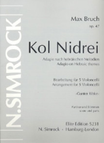 Bruch M. Kol Nidrei 5 Violoncelles