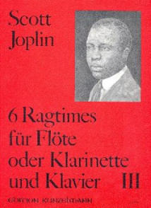 Joplin S. 6 Ragtimes Vol 3 Flute/clarinette/basson