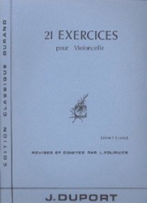 Duport J.l. 21 Exercices Vol 1 Violoncelle