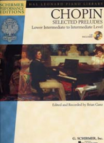 Chopin Selected Preludes Piano + CD
