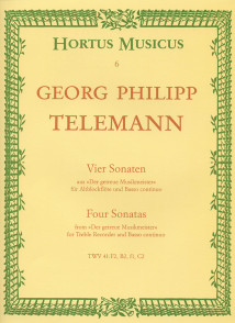 Telemann G.p. Sonate Flute A Bec Alto