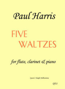 Harris P. Five Waltzes Flute Clarinette et Piano