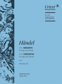 Haendel G.f. Concerto OP 7 Orgue et Orchestre  Score