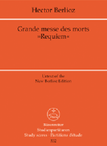 Berlioz H. Grande Messe Des Morts Requiem Conducteur