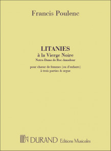 Poulenc F. Litanies A la Vierge Noire Choeur