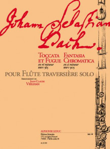 Bach J.s. Toccata And Fugue Bwv 565 / Fantasia Chromatica Flute Solo