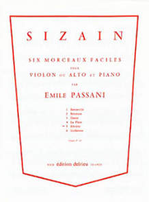 Passani E. Sizain: Reverie Alto OU Violon
