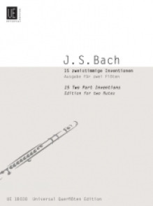 Bach J.s. Inventions A 2 Voix Flutes