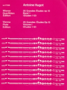 Hugot A. 25 Grandes Etudes OP 13 Vol 1 Flute