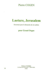 Cogen P. Laetare Jerusalem Orgue