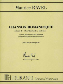 Ravel M. Chanson Romanesque Voix