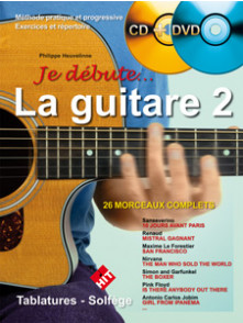 Heuvelinne P. JE Debute la Guitare 2 Avec CD + Dvd
