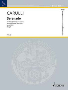 Carulli F. Serenade OP 109/1 Flute OU Violon et Guitare