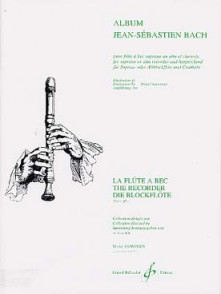 Bach J.s. Album Flute A Bec Soprano OU Alto