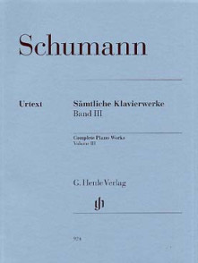 Schumann R. Oeuvres Completes Vol 3 Piano