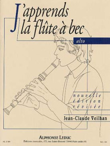 Veilhan J.c. J'apprends la Flute A Bec Alto