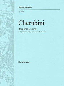 Cherubini L. Requiem C Moll Chant Piano