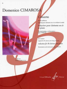 Cimarosa D. Concerto UT Mineur Clarinette Sib