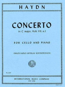 Haydn J. Concerto DO Majeur Hob. Vii N°1 Violoncelle