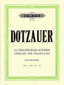 Dotzauer 113 Etudes Vol 1 Violoncelle