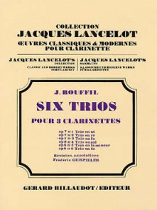 Bouffil J./geispieler F. Trio OP 7 N°3 Pour 3 Clarinettes