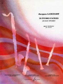 Lancelot J. 20 Etudes Faciles Clarinette