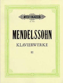 Mendelssohn F. Oeuvres Completes Vol 3 Piano