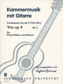 Carulli F. Trio OP 9 N°2 Flute, Violon et Guitare